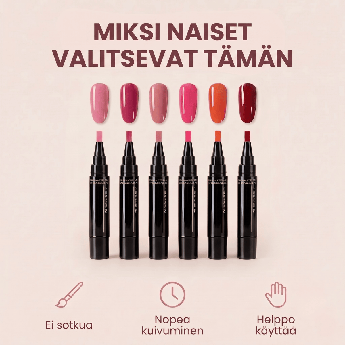 QUICKPOLISH KYNSILAKKAKYNÄ SETTI