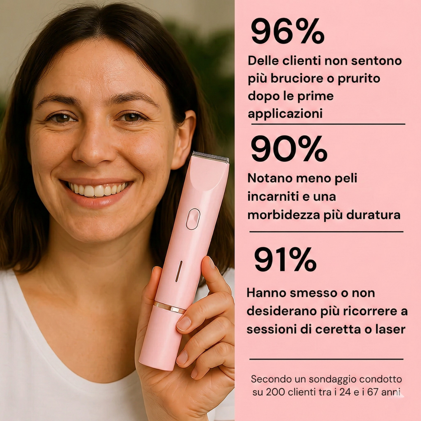 Matilde & Co • Rasoio elettrico per zone intime