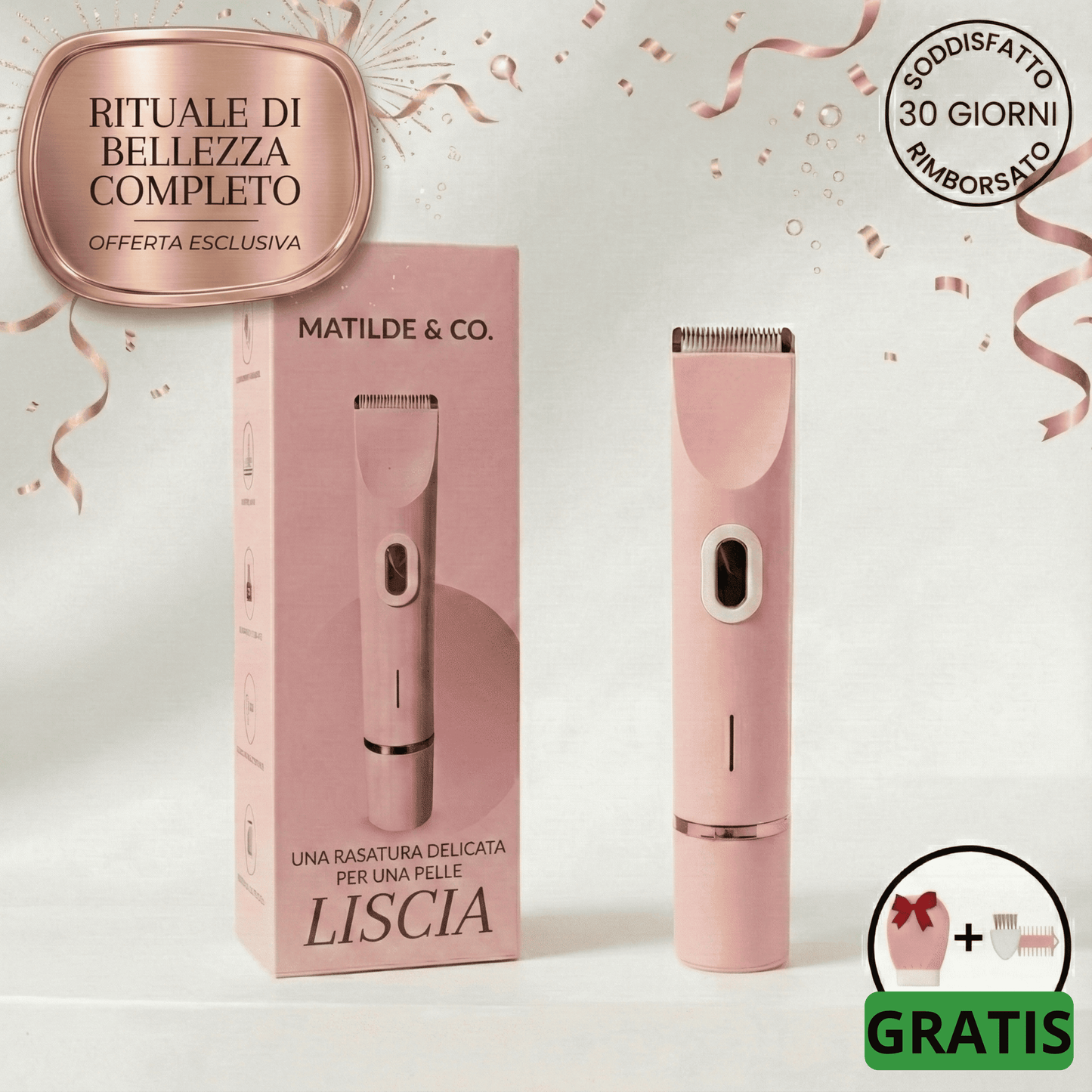 Matilde & Co • Rasoio elettrico per zone intime