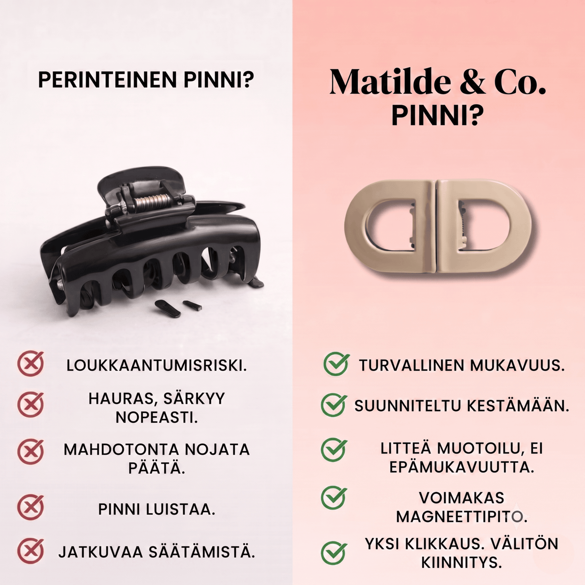 Klip - Magneettinen Hiusklipsi