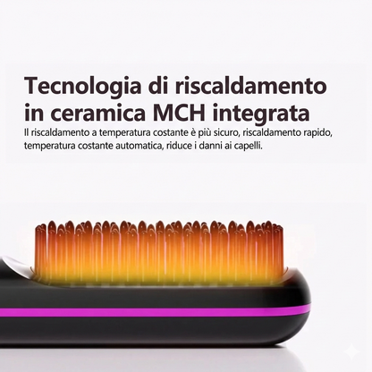 La PRIMA spazzola per lo styling intelligente per capelli corti