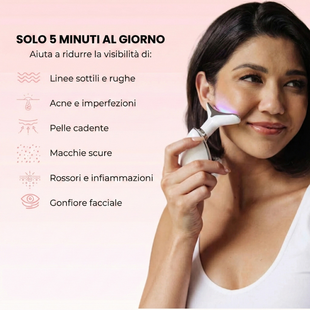 LUMINEA – Dispositivo Viso LED 7-in-1